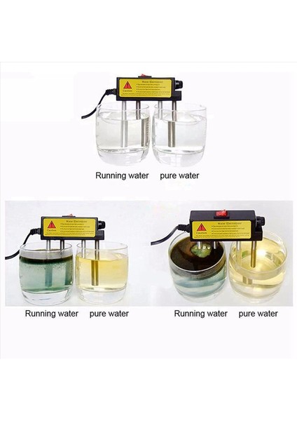 3x Su Elektrolizör Test Elektroliz Cihazı Su Araçları Kaçırganlıklar Taşınabilir Su Kalitesi Test Merkezi Ab Fişi (Yurt Dışından) indirimleri