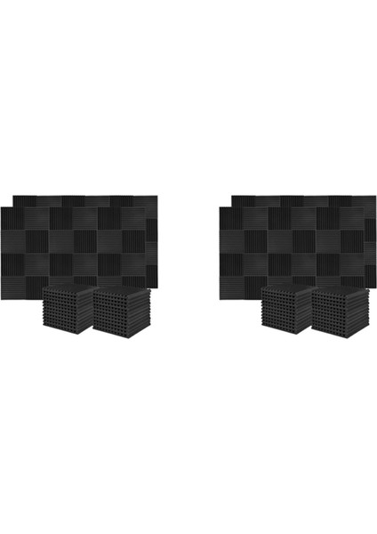 120 Pcs Ses Yalıtım Kartı Ses Yalıtım Stüdyosu Köpük Duvar Ses Yalıtım Kartı Için 2 5x 30X 30CM (Yurt Dışından)