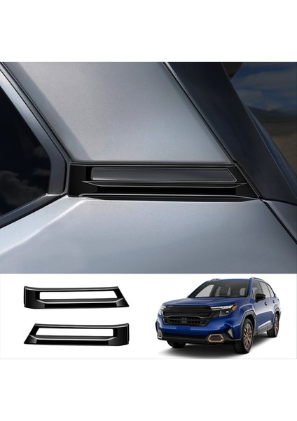 Araba Arka Cam C C Subaru Forester Için Sütun Döşeme Kapağı 2025 Kapı Dış Sütun Garnitür Trim Panel Siyah (Yurt Dışından) fırsatları