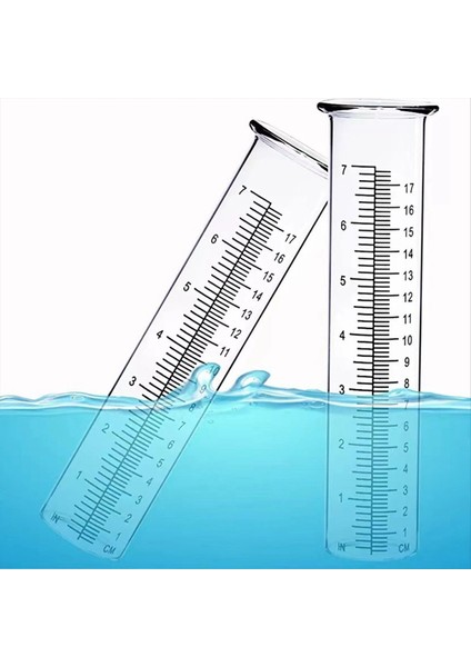 2pcs Plastik Yağmur Göstergesi Yedek Tüpü 7 Inç Kapasiteli Yağmur Suyu Göstergesi Bahçe Bahçesi Açık (Yurt Dışından) fiyatları