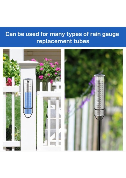 2pcs Plastik Yağmur Göstergesi Yedek Tüpü 7 Inç Kapasiteli Yağmur Suyu Göstergesi Bahçe Bahçesi Açık (Yurt Dışından) fırsatları