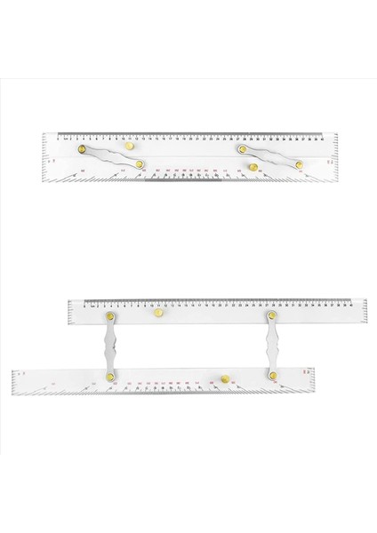 3x Deniz Paralel Cetvel Temiz Ölçekler Paralel Cetvel Çekmek Için Haritalama Noktaları 450MM Deniz Grafikleri Paralel Cetvel (Yurt Dışından) fiyatları