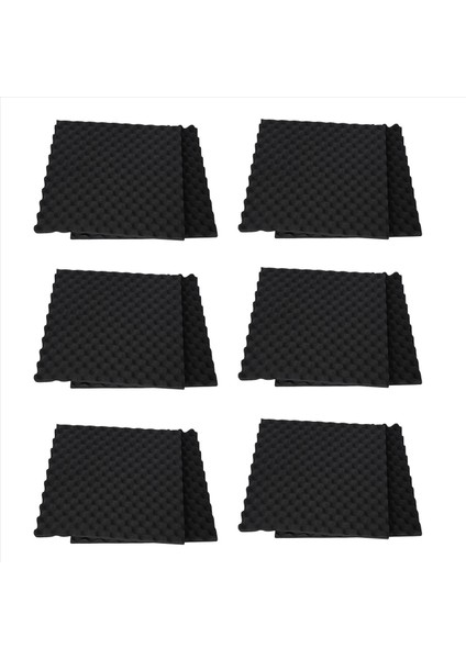 12 Paket Yumurta Sandığı Ses Geçirmez Köpük Paneller 1 2 Inç x 20 Inç x 20 Inç Ev &amp Pro Stüdyolar Için Akustik Köpük Siyah (Yurt Dışından) modelleri