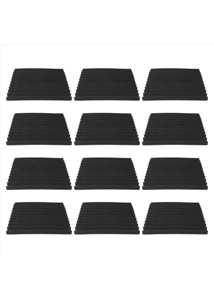 12 Paket Kendi Kendine Yapışkan Akustik Paneller Ses Geçirmez Köpük Paneller Ev Için Yoğunluklu Ses Yalıtımı Duvar Panelleri (Siyah) (Yurt Dışından) modelleri