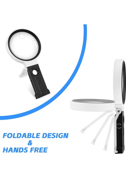 40 x 30 x 10 Kat Büyüteç 36 LED Işık Yayan Büyüteç Yaşlı Okuma Yakın Çalışma Mücevher Için Uygun (Yurt Dışından) fırsatları