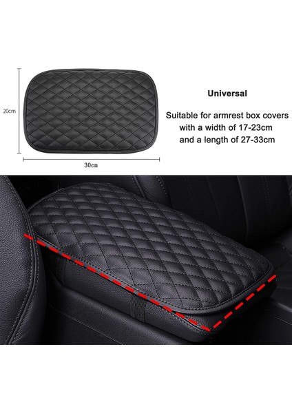 Çoğu Araç Suv Kamyon Araba Için Evrensel Merkez Konsol Kapağı Kapağı Pu Konsol Koltuk Yastık Pedi Koruyucusu (Yurt Dışından) modelleri