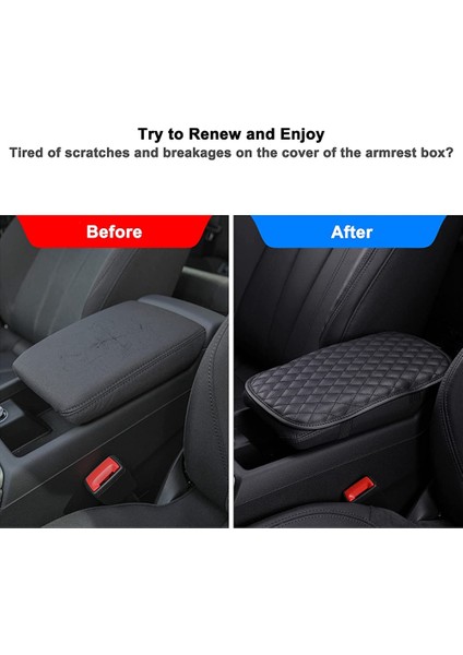Çoğu Araç Suv Kamyon Araba Için Evrensel Merkez Konsol Kapağı Kapağı Pu Konsol Koltuk Yastık Pedi Koruyucusu (Yurt Dışından) indirimleri