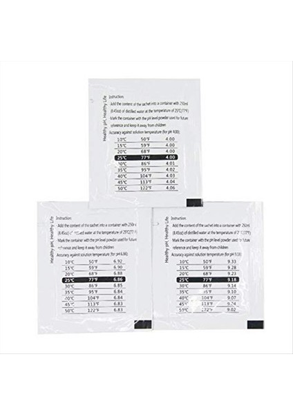 15 Paket Ph Metre Tampon Çözeltisi Toz 6 86/4 00/9 18 Ph Kalibrasyon Çözeltisi Paketleri Hassas Ph Metre Için (Yurt Dışından) modelleri