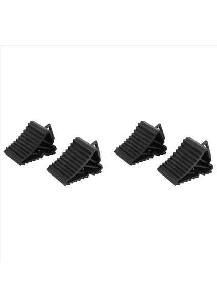 4pcs Antislip Araç Araba Kamyon Tekerleği Lastik Takoz Stop Blok Siyah (Yurt Dışından)