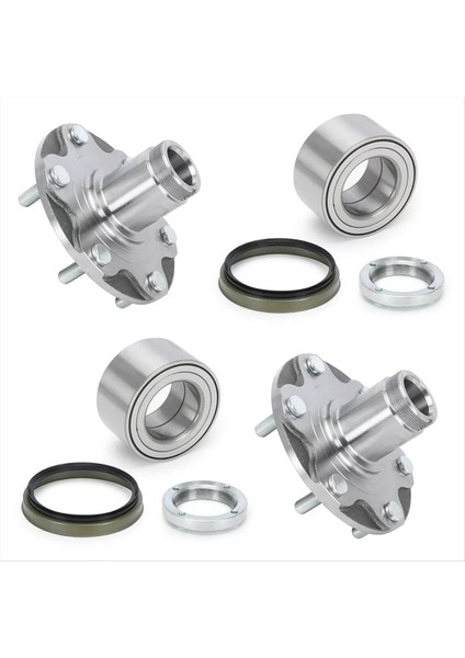 4pcs Ön Tekerlek Taşıma Göbek Seti Seti Toyota 4 Runner Için 2WD Sequoia WH5170112W NT517011 (Yurt Dışından)