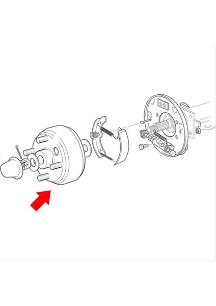 19186-G1 19186G1 Ezgo Golf Sepeti Elektrik ve 2 Cycle 1982-UP Için Elektrikli Fren Dul Hub Montajı (Yurt Dışından) fırsatları