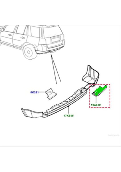 LR002783 Araba Arka Tampon Römorku Kapak Çekme Kapak Kapağı Land Rover Freelander 2 2005-2016 Boyasız (Yurt Dışından) modelleri