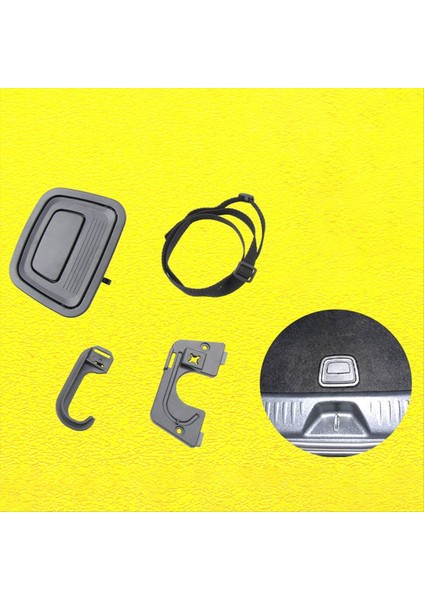 4pcs/set Bagaj Kapı Kapağı Kapağı Kiti 0996800184 Mercedes-Benz W205/W156/W177/W246 12-19 Arka Kargo Körfezi Kat (Yurt Dışından) modelleri