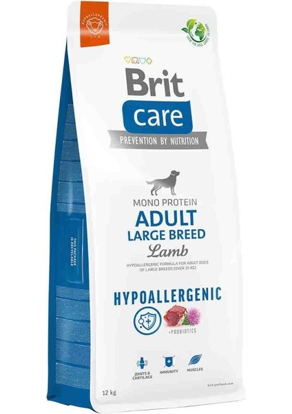 Mono Protein Hipoalerjenik Kuzu Etli Büyük Irk Yetişkin Köpek Maması 12 kg