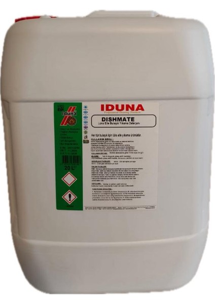Dishmate Lüx Elle Bulaşık Yıkama Deterjanı 20L