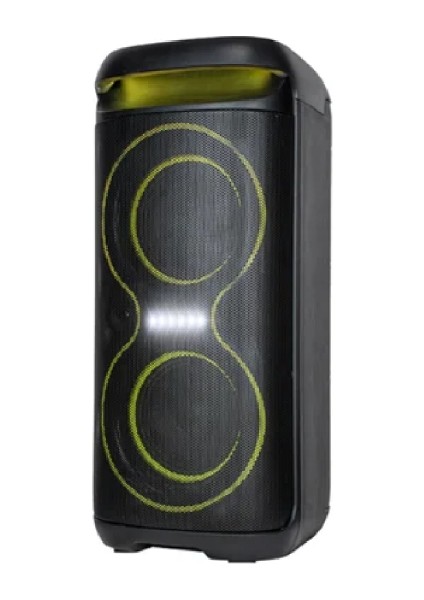 HP-954 Kablosuz Mikrofonlu Rgb Işıklı Partybox Hoparlör – 40W Güç + Tws + Bluetooth + Uzaktan Kumanda