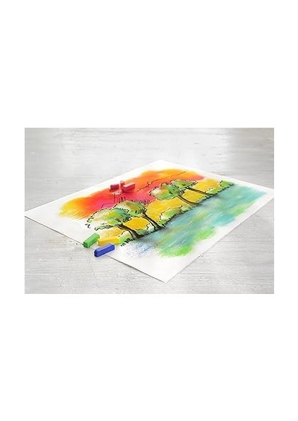 Creative Studio Mini Toz Pastel Boya, 24 Renk, Yarım Boy, Yüksek Pigment, Parlak Renkler, Fiksatif Uyumlu, Tebeşir Bazlı Soft Pastel fırsatları