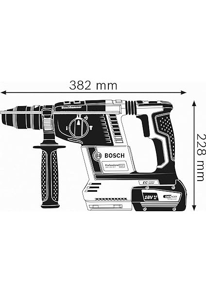 Professional Gbh 18V-26 F Akülü Kırıcı Delici (18 Volt, Solo, 2,6 J, Betonda Delme Çapı: 26 Mm, Karton Kutuda, Ilave Mandren, Akü ve Şarj Cihazı Dahil Değildir) fiyatları