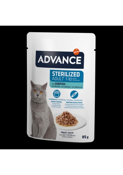 Morina Balıklı Kısırlaştırılmış Kedi Konservesi 85 gr