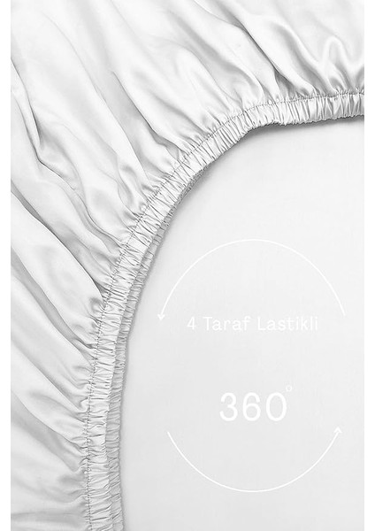 Lastikli ÇARŞAF%100 Pamuk Oeko-Tex® Sertifikalı (Nevresim Kumaşından Üretilmiştir) 57 Tel Beyaz 180X200 modelleri