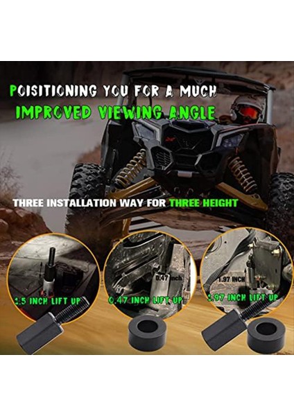 Can-Am Maverick X3 Koltuk Asansör Koltuğu Asansör Kaldırılabilir Utv Koltuğu Tüm Yıllar Için Uygun 4 Pcs (Yurt Dışından) modelleri
