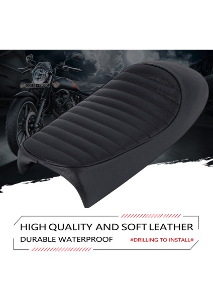 Motosiklet Retro Koltuk Vintage Hump Seat Cafe Racer Sele Scramble Honda CG125 CB350 CB400 CB500 CB750 SR400 Xj Xs (Yurt Dışından) indirimleri