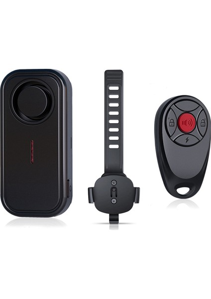 Motosiklet Hırsız Alarm Kablosuz IP66 Su Geçirmez Bisiklet Hırsızlık Önleyici Titreşim Bisiklet Güvenlik Alarmı LED Işık (Yurt Dışından)