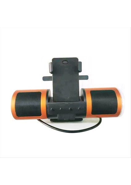 20W Motorcycle Mp3 Audio Subwoofer Bluetooth Müzik Çalar Radyosu Cep Telefonu Tutucu Renkli Işıklar (Yurt Dışından)