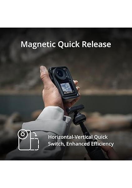 Osmo Action 4 Adventure Combo - 1/1,3 Inç Sensörlü 4K/120 Fps Su Geçirmez Aksiyon Kamerası, Düşük Işıkta Görüntüleme, 10 Bit ve D-Log M Renk Performansı, 160 Dakika Ömürlü, Dış Mekan Kamerası modelleri