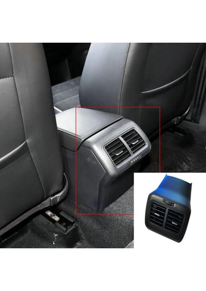 2x Siyah Arka Klima Outlet Merkezi Kol Yavrusu Hava Hava Havalandırma Montajı Golf 7 Mk7 2013-2017 5GG819203 (Yurt Dışından) fiyatları