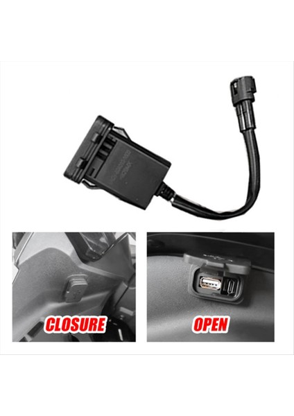 Motosiklet USB Arayüz Soketi Tip-C Cfmoto 300SR 250SR 450NK Xo Baboon Için (Yurt Dışından) modelleri