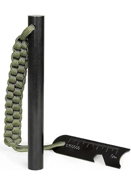 Paracord Ipli 10CM x 10MM Magnezyum Bar Ateş Başlatıcı Acil Durum Çakmak Taşı Çubuğu fırsatları