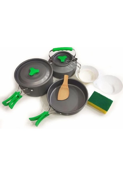 OUT-1150 3lü Kamp Tencere Seti