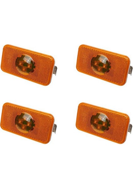 4pcs 24V Araba Kamyonu LED Yan Işaretçi Işık Amber Gösterge Lambası 4 Volvo Kamyonlar Için LED Fm/fh (Yurt Dışından)