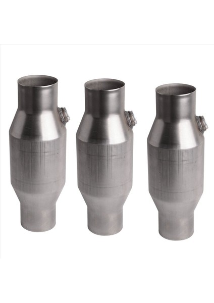 3pcs 2 5 Inç Bükülmüş Evrensel Katalitik Konvertör Akışlı Paslanmaz Çelik 425250 Egzoz Katalitik Konvertör (Yurt Dışından) indirimleri