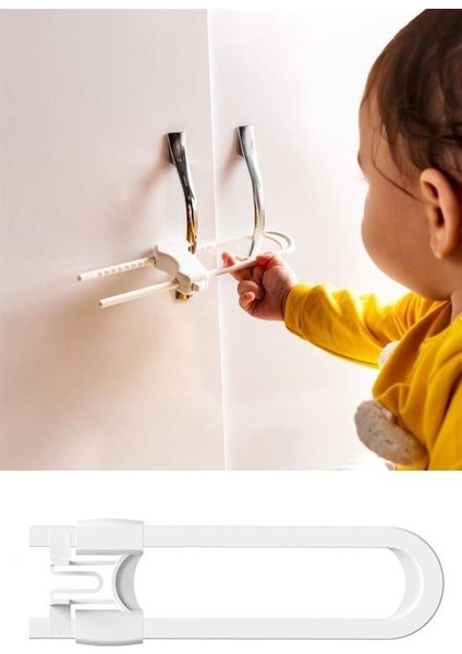 Buffer® Bebek Çocuk Çekmece ve Dolap Koruma Raylı Güvenlik Sistemi Emniyet Kilidi