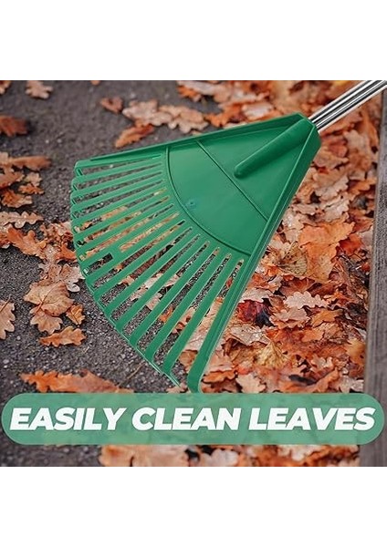 Yaprağı Tırmık Kafası Tırmık Kafası Yedek Çim Bitkileri Sökücü Tırmık Plastik Temizleme Tırmık El Bahçe Aracı Süpürme Için Toplama Yaprakları fırsatları