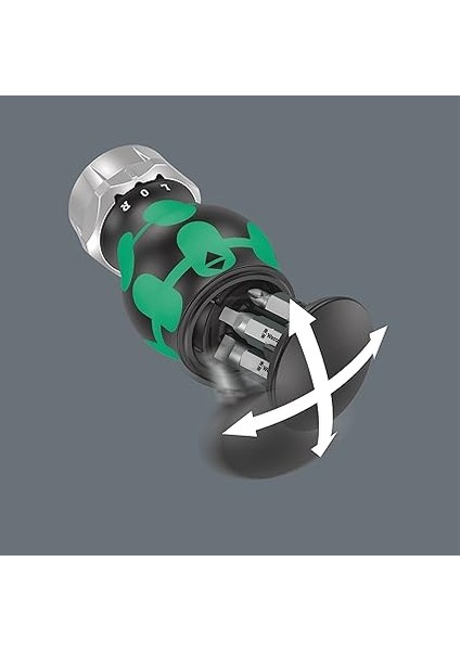 05008886001 Kraftform Kompakt Stubby Magazin Ra 4, Cırcırlı Kısa Tornavida, Uç Hazneli, 6 Parça fırsatları