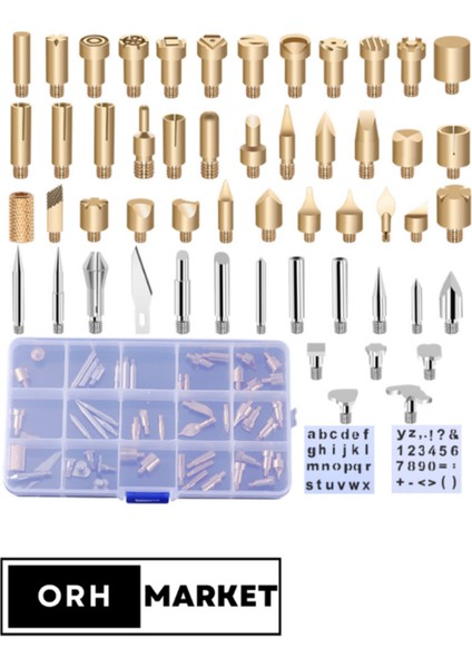 60W Ahşap Yakma Havya Kalemi ve 55 Ağaç Dağlama Kesme Oyma Kabartma Lehimleme Uç Seti fiyatları