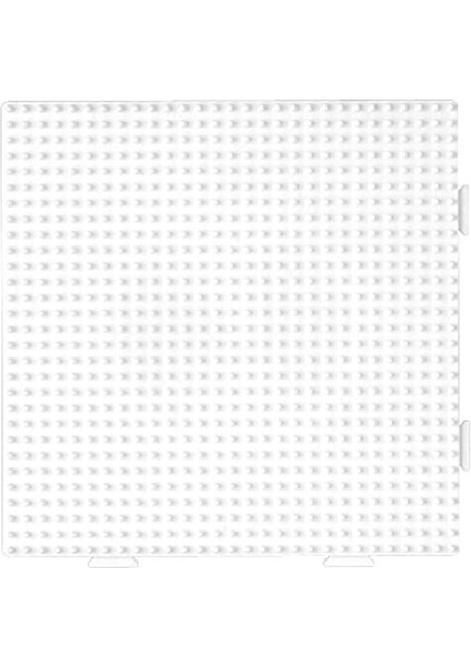 (1, Classic) - Beads Large Whıte Square Sıngle Pegboard No. 234