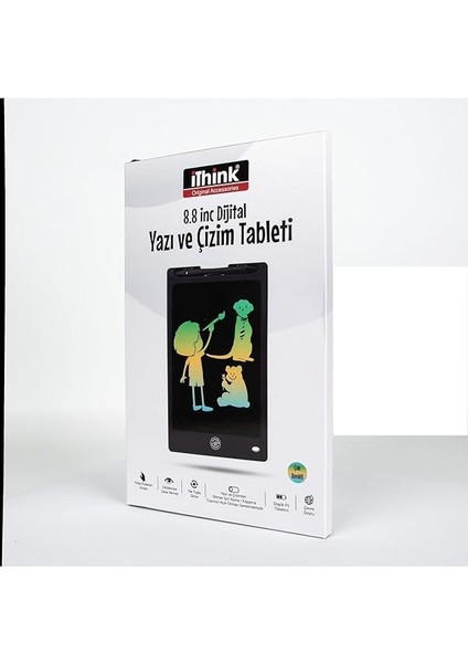 8.8 Inc Renkli Dijital Yazı ve Çizim Tableti Siyah Dt-80 fırsatları