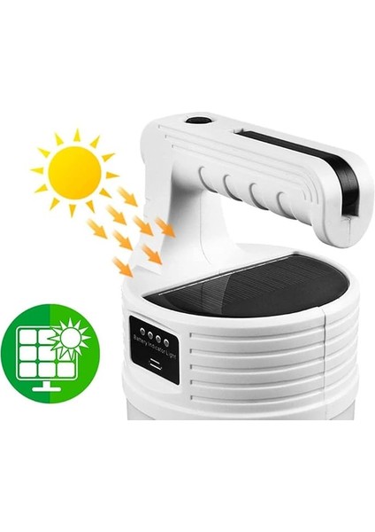 300W 10 Modlu Güneş Enerjili Solar Aydınlatma Kamp Çadır Lambası Ampül LED Şarjlı Işıldak El Feneri modelleri