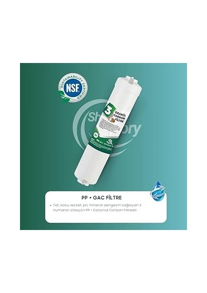 Arıtma Cihazı 5'li Filtre Takımı Kapalı Kasa 5'li Filtre Seti -Tüm Kapalı Kasa Su Arıtma Cihazları Için Uygun indirimleri