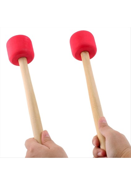 2 Adet Bas Davul Çubukları Köpük Bas Davul Çekiç Bas Çubuklar Premium Trampet Davul Çubukları Takım Davul Aksesuarları, Kırmızı (Yurt Dışından) fırsatları