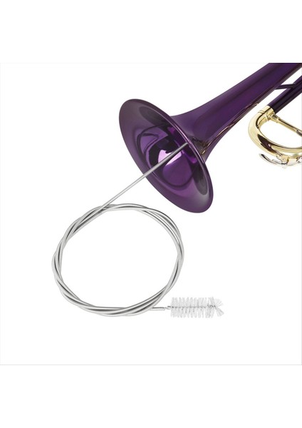 3pcs Fransız Boynuz Trombon Trompet Temizleme Seti Paslanmaz Çelik Naylon Fırça Müzik Aleti Temizleme Fırçası (Yurt Dışından) fırsatları