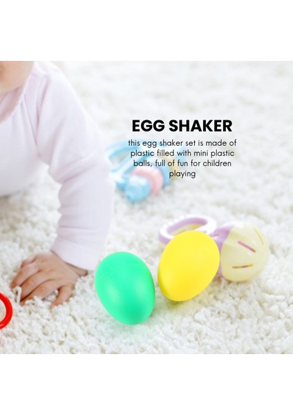 24 Adet Yumurta Çalkalayıcı Seti Paskalya Yumurtaları Maracas Yumurtalar Müzik Yumurtaları Paskalya Parti Için Plastik Yumurtalar Parti Malzemeleri Müzik Oyuncakları, 6 Renk (Yurt Dışından) fiyatları