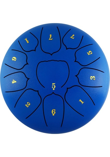 6 Inç 11 Ton Çelik Dil Davul Tavası Drum Drumstick Perküsyon Müzik Enstrümanı Tef Davul Aksesuarları-C (Yurt Dışından)