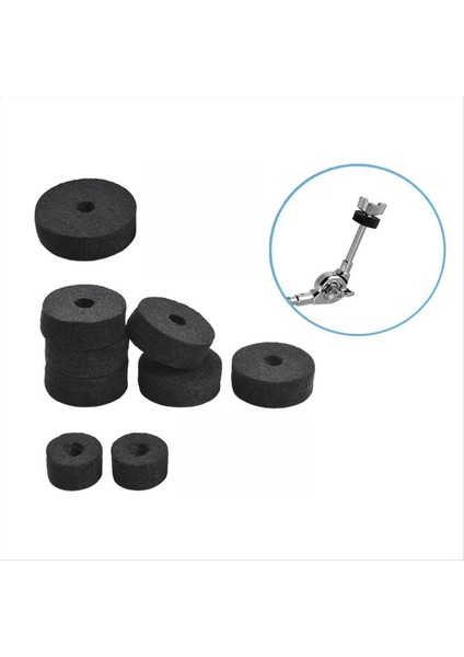 50PCS Zil Standı Kollu Zil Kılıfları Zil Yıkama Taban Kanat Fındıkları Zil Tamburu Yedek Parçaları (Yurt Dışından) indirimleri