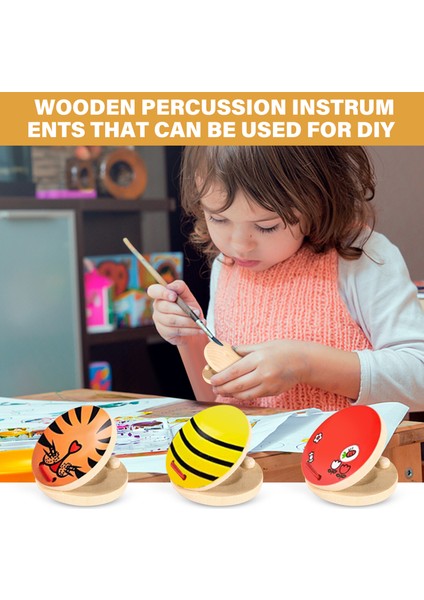 Müzikal Castenets Enstrüman Ahşap Parmak Kastezetler Perküsyon Ritmi Müzik Müzik Enstrümanı Perküsyon Enstrümanı (Yurt Dışından) fırsatları