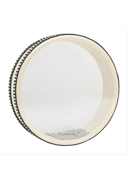 Çift Taraflı Dalga Davul, Okyanus Davulcusu, Ahşap Deniz Ses El Alkış Davulu, Meditasyon Ses Terapisi Uykuya Yardım 12 Inç (Yurt Dışından)